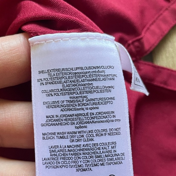 Brooks Brothers Performance Series Short Sleeve Collared Golf Shirt in Red Large - Picture 6 of 8